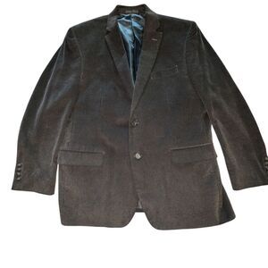 Chaps Black Corduroy Blazer,44R